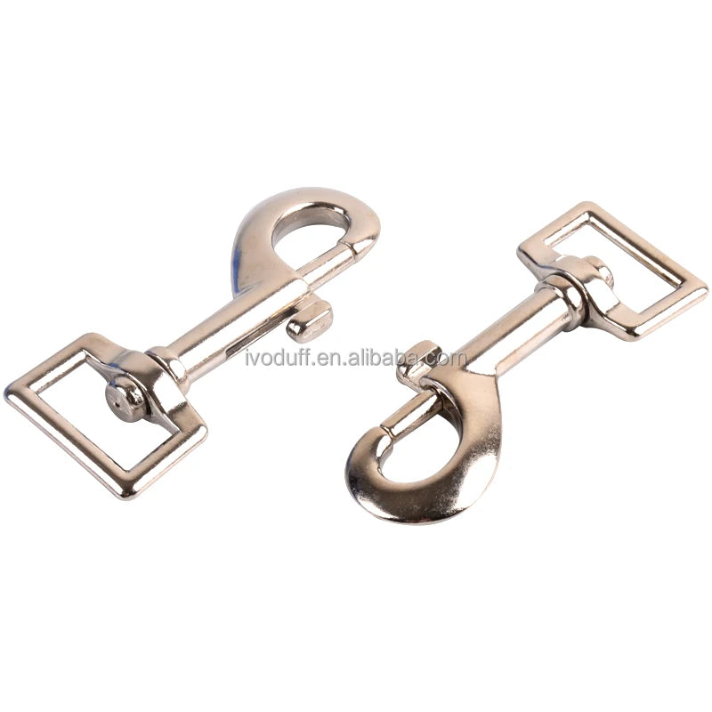 20mm Silver Metal Swivel Lobster Clasp Snap Hook for Dog Collar Hardware Sewing DIY Accessory