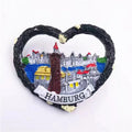 German Refrigerator Stickers Berlin Refrigerator Stickers Frankfurt Refrigerator Magnets Tourist Souvenirs Resin Metal Gifts