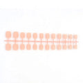 Brand New ABS Square Fake Nails Stand Great Price Matte Finish Press-On Nails Display Strip Stylish Model Design Finger