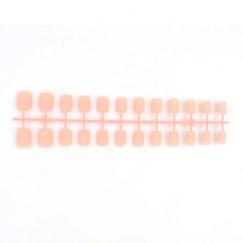 Brand New ABS Square Fake Nails Stand Great Price Matte Finish Press-On Nails Display Strip Stylish Model Design Finger