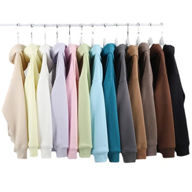 Factory Wholesale Custom Logo Blank Hoodies Cotton Plain Hoodies Men for Printing