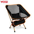 WOQI Moon Outdoor Furniture Portable Aluminum Alloy Metal Garden and Park Beach Chairs Foldable for Camping Hiking