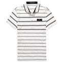Y/d Stripes Polyester Men Sport Friend Polo Shirt