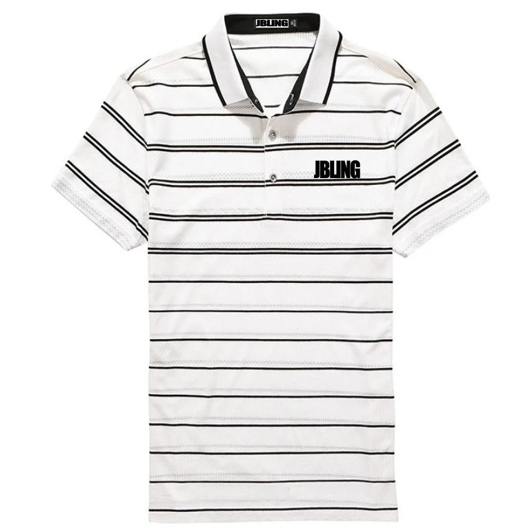 Y/d Stripes Polyester Men Sport Friend Polo Shirt