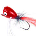 TAKEDO 5PCS /BAG 1.5G Top Water Fly Fishing Lure Mayfly Popper Lure Flies  Baits Artificial Bait Wobbers 1/0 Hook for Trout