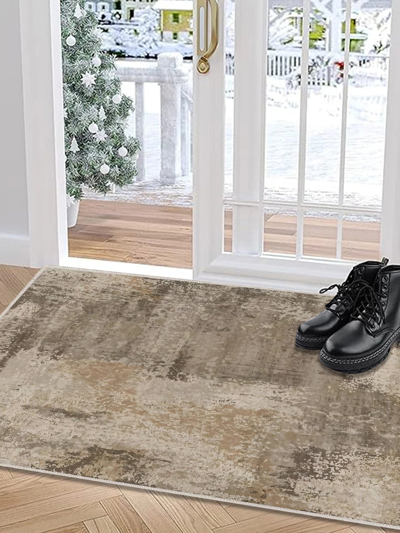 100% Polyester Crystal Velvet Rug Retro Style Carpet Living Room Carpets Rugs Machine Made Large Size Area Rugs