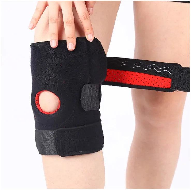 Neoprene Sleeve Compression Pain Relief Adjustable Breathable Brace Wrap Knee Support Sports Safety Outdoor Sports Protector