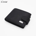 Black Short Men Wallet 100% Genuine Leather Short Wallet for Man Card Wallet Wholesale