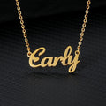 Stainless Steel Jewelry Gold Plated Diy Necklace Privately Custom Name Pendant Necklace for Women