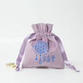 Custom Logo Cute Mini Velvet Gift Drawstring Pouch Jewelry Bag