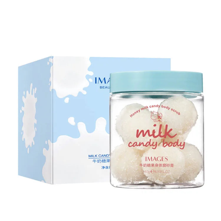 Private Label Bioaqua Exfoliating  Milk and Peach Scrub for Body Adults Cleaning Body Scrub Ball