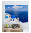 Landscape Wall Custom Digital Printed Nature Scenery Window View Tapestry for Bedroom Decor