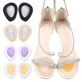 Two-Color Water Drop Gel Forearm Pad for High Heels Soft Rebound Self-Adhesive Shock Absorbing Half Insole