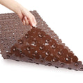 Extra Long Classic Pebble PVC Non-Slip Bathtub Mat Machine Washable Slip-Resistant Shower Bath Mats for Bathtub Bathroom Safety