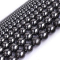 Wholesale Healing Natural Stone Loose Round Bead Hematite Bead Strand for Jewelry Making