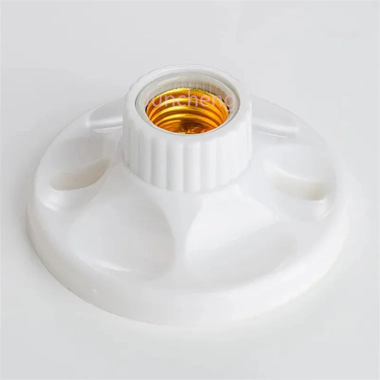 E27 Porcelain Lampholder Screw Light Bulb E27 Screw Ceramic Lampholder Led Light Bulb Holder