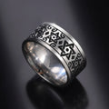Myshape Stainless Steel Tree of Life Ring Gold Color Open Finger Rings 2022 Viking Amulet Jewelry Birthday Gift for Women Men