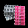 12 Grid Acrylic Mini Nail Art Beauty Rhinestone Sequin Storage Box Small Decoration Jewelry Storage Box