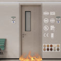 Foshan Yohome 32x80 Fire Rated Glass U-l Certified Canada Fire Door with Viewing Panel Fire Rated Fiberglass Door