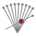 2026 Cocktail Pick Stainless Steel Fruit Sticks Bar Tools Drink Stirring Sticks Martini Picks Party Wedding Accessory