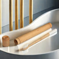 2024 Biodegradable Bamboo Toothbrush for Adults Soft Charcoal Disposable Foldable with Travel-friendly Features for Home Use