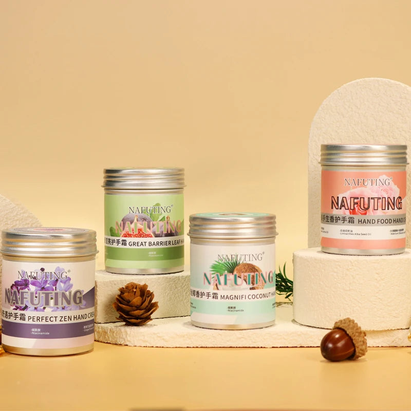 Premium Herbal Mineral Eco-Friendly AntiCracking Hand Cream Gift Set Customized Logo Hydrating Moisturizing Hyaluronic Acid