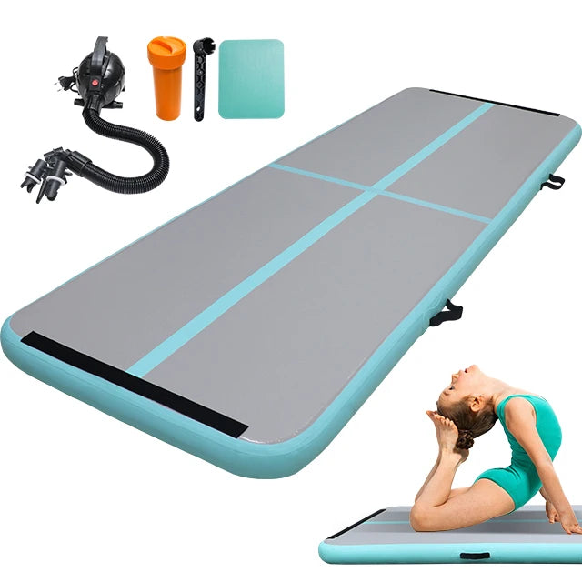Inflatable Gymnastics Mat 5M Air Track 4M Airtrack 3M Sports Mattress Gym Trampoline Training Acrobatic Track Outdoor