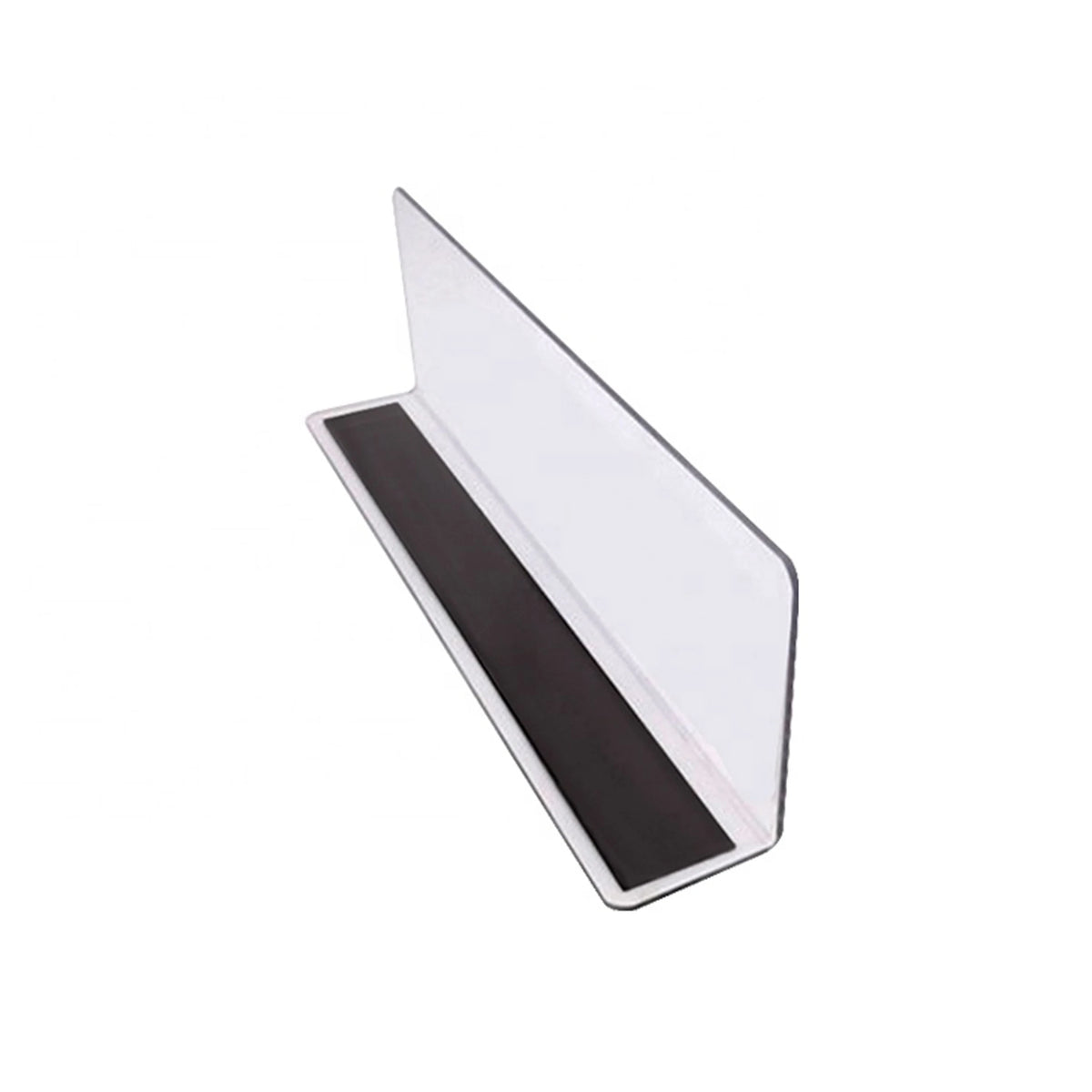 Hookei Clear Acrylic Pharmacy Shelf Divider Custom Size Adjustable Magnetic Shelf Divider for Supermarket MegaBDM