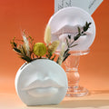 Diy Glue Mold Lip Storage Box Silicone Mold Aromatherapy Plaster Dry Flower Vase Decoration