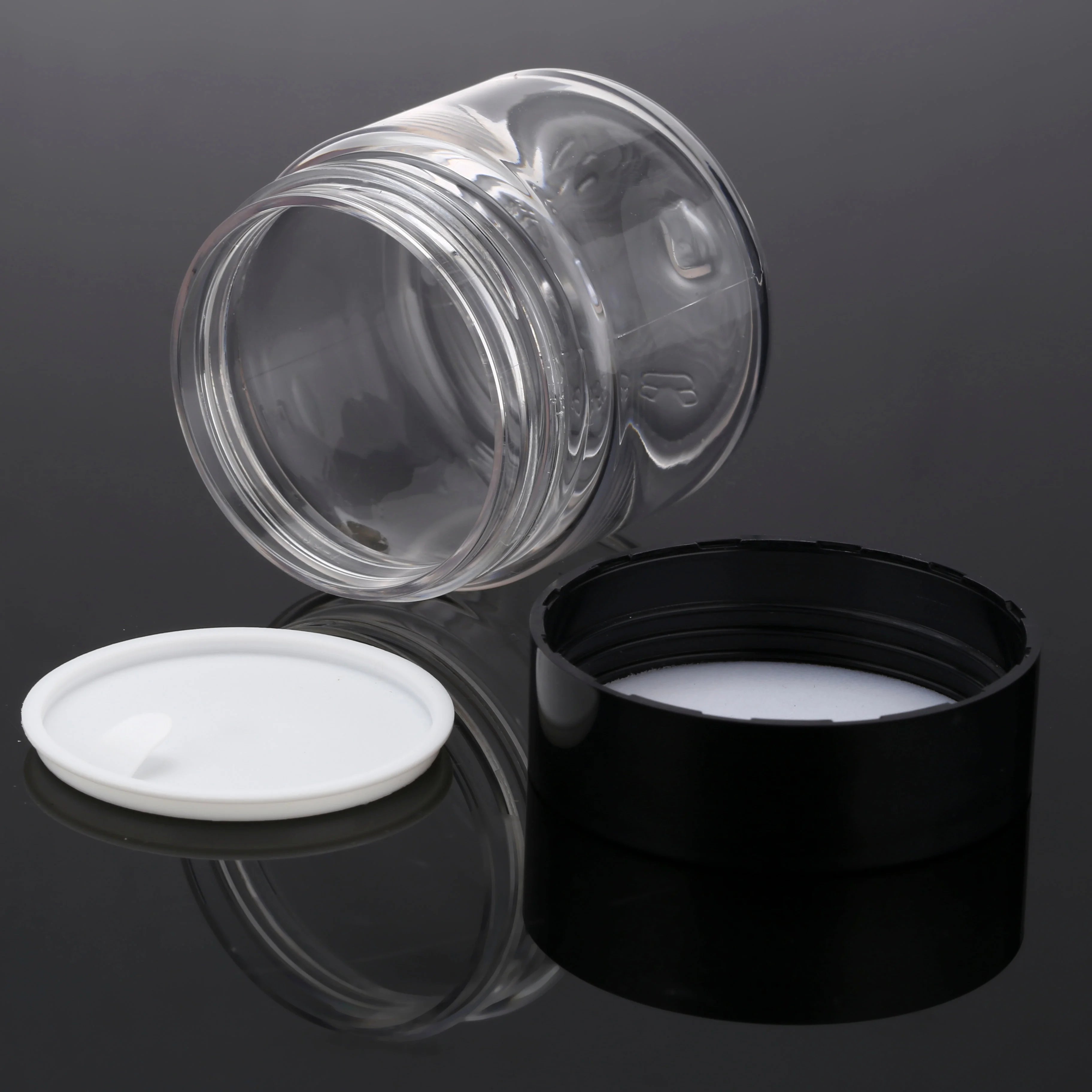Hair Wax Body Cream Jar Plastic Packaging PET Plastic Jar Plastic Skin Care Packaging