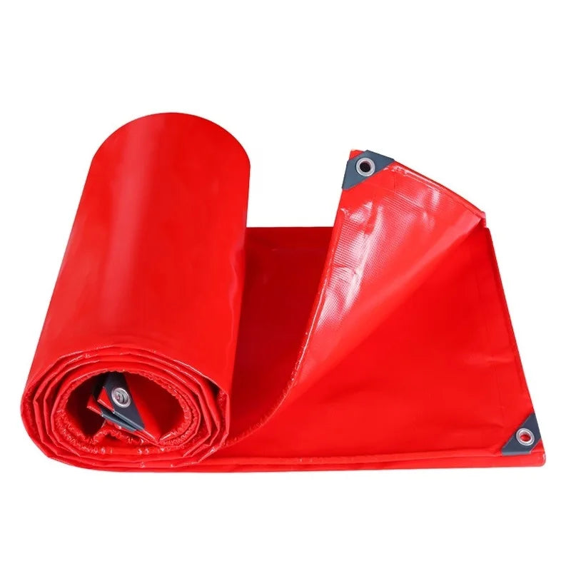 Customize Size 500GSM Heavy Duty Poly Tarp Canvas Snow Tarp PVC Tarpaulin