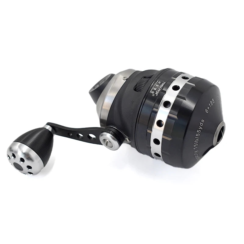 New Fly Fishing Reel SA30 Black Stainless Steel High Speed Ratio 3.6:1 Professional Slingshot Hunting Fake Bait 6+1BB