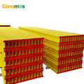 CONSMOS Yellow H20 Timber Beam with Red Plastic Cover