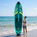 European Warehouse Dropshipping Inflatable sup Paddle Board 35'' Extra Wide Stand up Paddle Board for Waterplay Surfing