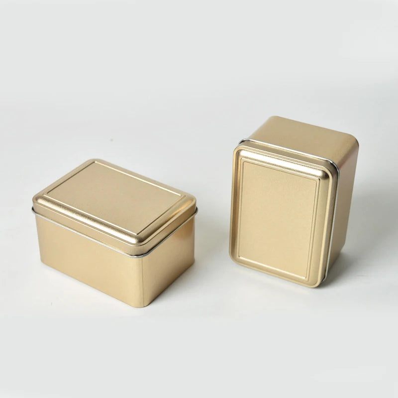 Wholesale Square Tin Box With Lid Packaging for Camera Speakers Spectacles Car Phone Holder Custom Label Logo for Mental Boxes