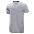 High Quality Men's Blank Solid Crew Neck Short Sleeve Regular Fit 100% Cotton Knitted Sporty Sweatshirt Custom T-Shirt