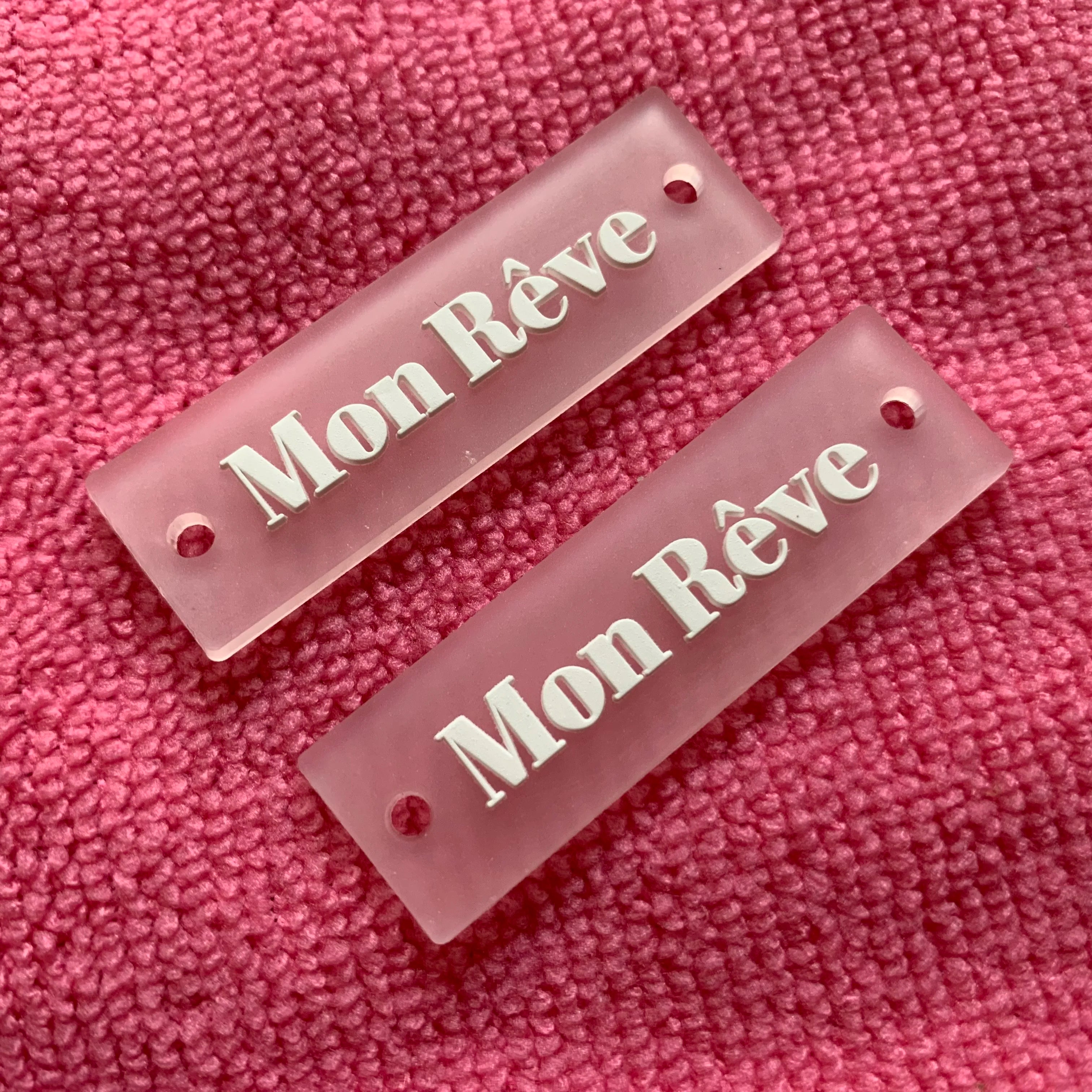 Soft Flexible Transparent PVC Rubber Labelcustom logo clear Rubber Tag With Sewing Holes