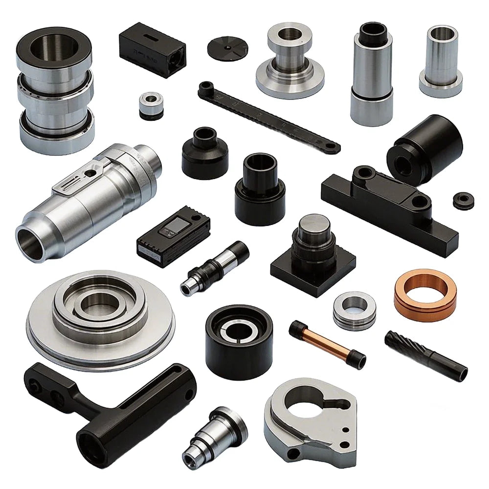 Custom CNC Machined Stainless Steel Anodized Aluminum Wheel Spacer Adapter Car Hardware Parts Wire EDM for Machining Broaching