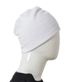 RubySub Custom Sublimation DIY Blank White Winter Beanie Hats Keep Warm Fleece for Promotion Gift