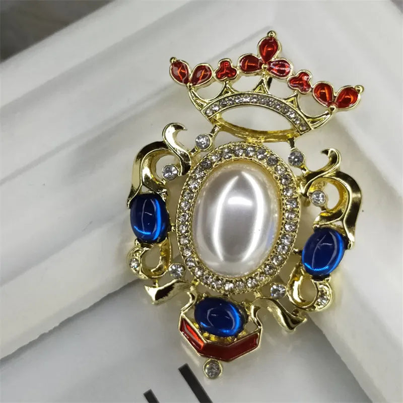 YHJ190525 Hot Selling Fashion Statement Brooch Women Gold Brooch Pin Jewelry