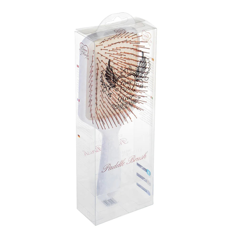 Custom Rectangle PVC PET PP Women Hair Brush Comb Plastic Packaging Box