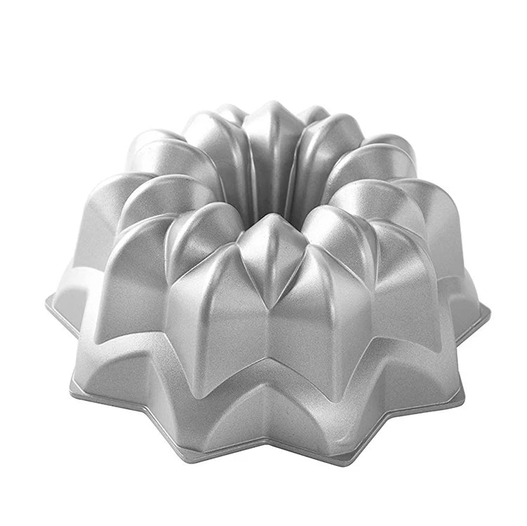 Aluminum Cake Mold Cake and Mousse Baking Tool Double Sided Gauze  Mold Tool Cake Pan Non Stick Shaped Tube Pan for Kitchen