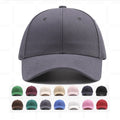 High Quality Curved Brim Cotton Sports Hats Custom Embroidery Logo Luxury Classic 6 Panels Plain Blue Baseball Caps