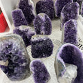 Factory High Quality Dark Purple Natural Small Amethyst Crystal Clusters for Decoration
