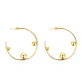 Geometric Line Hoop Earrings Gold Silver Color Stainless Steel Circle Hoop Earrings For Women Earrings Jewelry Brincos