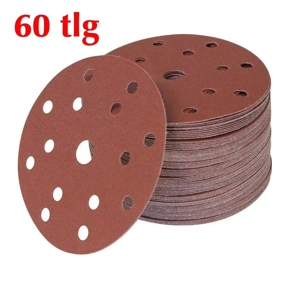DE Warehouse 24H Shipping Free Delivery 6 Inch Sanding Discs 40-240 Grit Round Hook and Loop Sandpaper for Random Orbital Sande