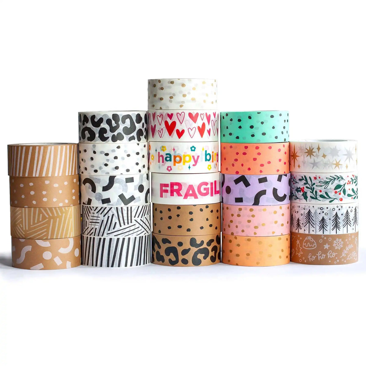 Custom Biodegradable Fragile Packing Gummed Kraft Paper Tape