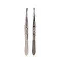 Wholesale Hot Selling New Design Silver Stainless Steel Slanted Tip Durable Personal Care Fenling Eyebrow Tweezers for Women