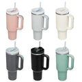 2023 Custom Vacuum Insulated Stainless Steel 40 Oz Tumbler Cup With Handle and Straw Travel 40oz