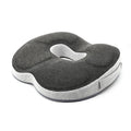 2026 Design New Pain Relief Office Essential Seat Cushion Customized Knitted Fabric Memory Foam Comfortable Hemorrhoid Cushion